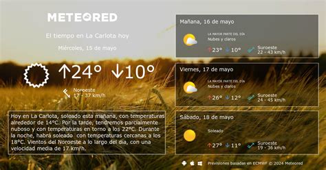 clima en la carlota cordoba|Previsión meteorológica de tres días para La Carlota, Córdoba ...